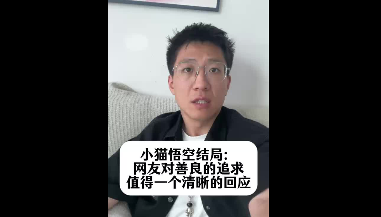 小貓悟空結局：網友對善良的追求，值得一個清晰的回應